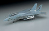 Hasegawa 1/72 F-14A Tomcat (Low Visibility) 'U.S. Navy Carrier-Borne Fighter' Plastic Model