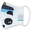 Train Mask Double Gauze Type for Kids Panda Kuroshio