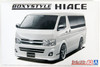 Aoshima The Tuned Car 1/24 Boxystyle TRH200V HiAce Super GL '10 (Toyota) Plastic Model