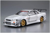 Aoshima The Tuned Car 1/24 C-WEST BNR34 Skyline GT-R '02 (Nissan) Plastic Model