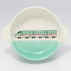 Banko Ware (Banko-yaki) Round Dish for Kids Bullet Train Emerald