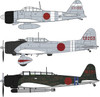 Hasegawa 1/48 Zero Fighter Type 21, D3A Type 99, B5N Pearl Harbor Attacker Part 2 Plastic Model