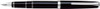 Pilot FE25SR-BSB Elabo Rhodium Black Fountain Pen (NIB:SB Soft Broad)