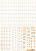 HiQparts 1/144 RB01 Caution Mark Decal Orange x Gray