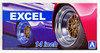 Aoshima Tuned Parts 1/24 Excel 14inch Tire & Wheel Set