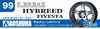 Aoshima The Tuned Car 1/24 K-BREAK Hybreed Fivesta 18-inch Tire & Wheel Set