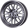 Aoshima The Tuned Car 1/24 K-BREAK Hybreed Cross 9 19-inch Tire & Wheel Set