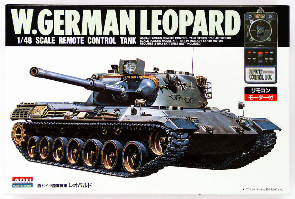 Arii 241028 W.German Leopard Remote Control Tank 1/48 Scale Kit
