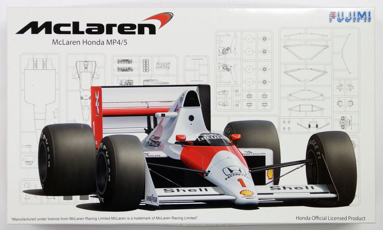 Fujimi Grand Prix 1/20 McLaren Honda MP4/5 Monaco GP or Spain GP Plastic  Model