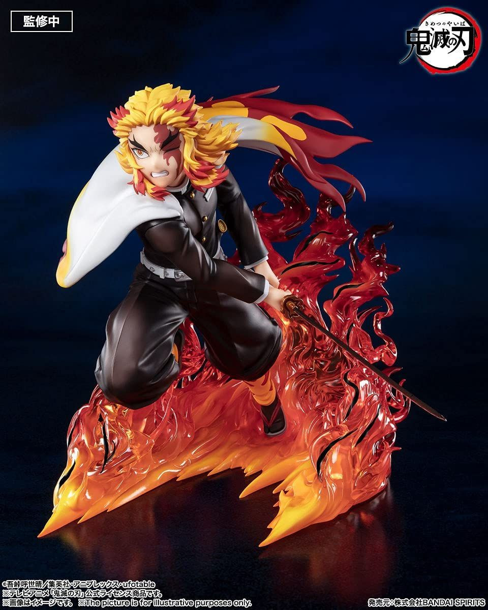 コミック・アニメ Kyojuro Rengoku Figuarts Zero Figuarts ZERO Kyojuro Rengoku Flame Pillar Figure (Demon Slayer)