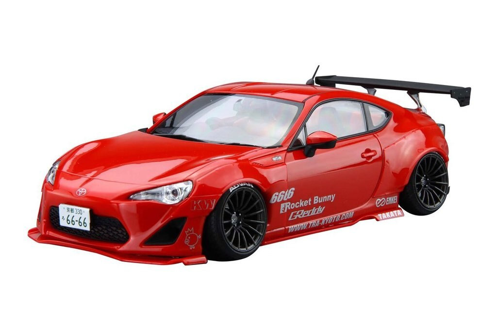 Aoshima 50934 ZN6 TOYOTA 86 Greddy & Rocket Bunny Enkei Version 1
