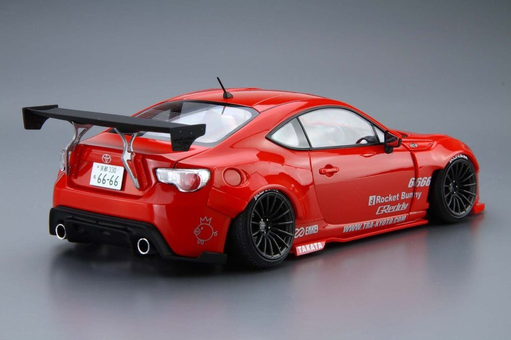 Aoshima 50934 ZN6 TOYOTA 86 Greddy & Rocket Bunny Enkei Version 1