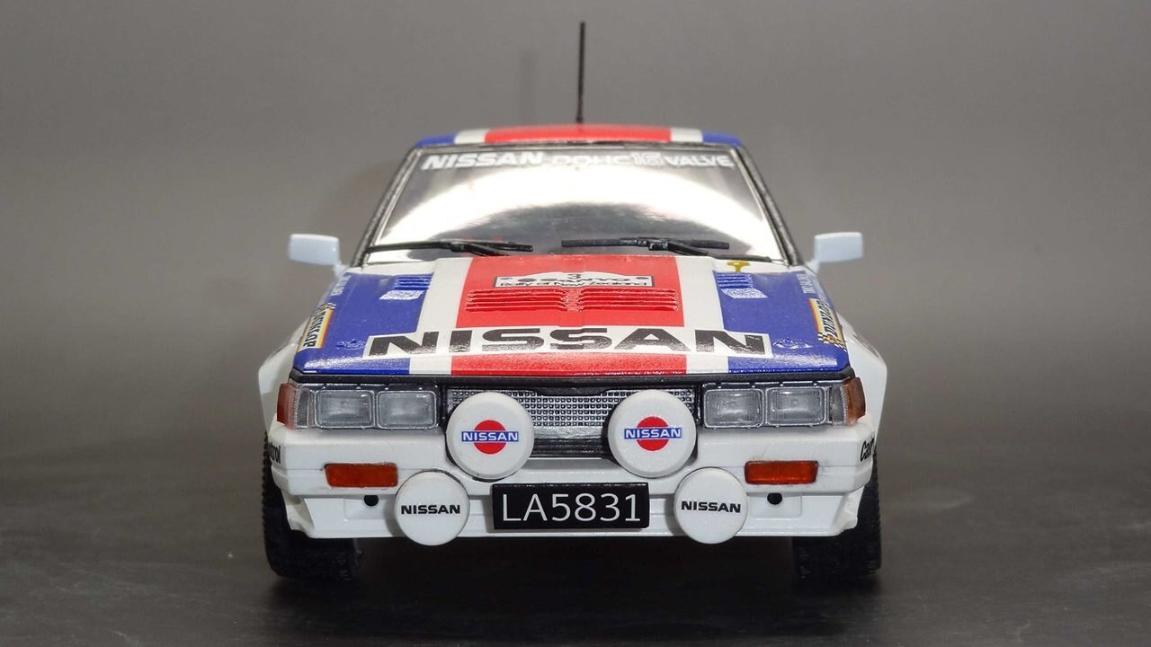 Aoshima 85790 NISSAN 240RS New Zealand Rally Version 1/24 Scale