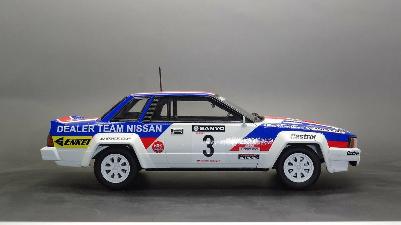Aoshima 85790 NISSAN 240RS New Zealand Rally Version 1/24 Scale
