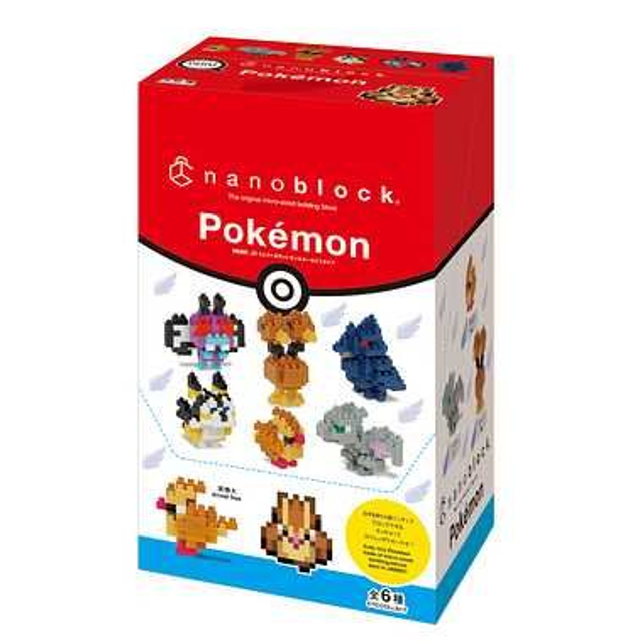 Nanoblock Mini Pokemon Flying Type 1 Box (6 Pcs)