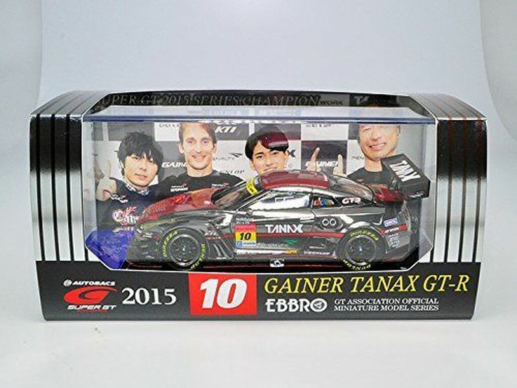 EBBRO 45291 1/43 GAINER TANAX GT-R Super GT300 2015 Rd.2 Fuji Gagnant EBBRO 45291 1/43 GAINER TANAX GT-R Super GT300 2015 Rd.2 Fuji Gagnant