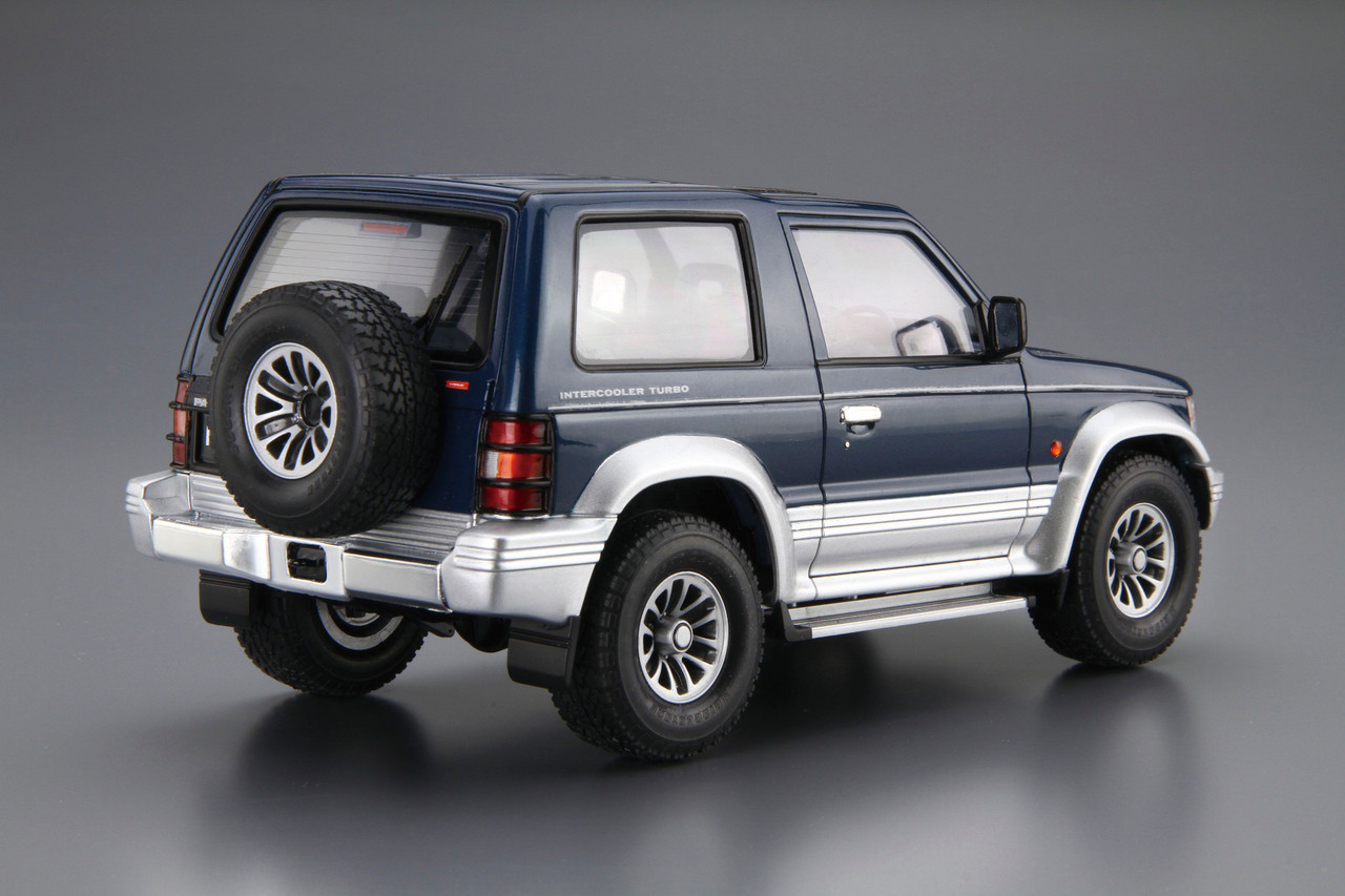 アオシマ 1/24 URBAN 4WD SERIES PAJERO 【制作中】 The Model Car 1/24 Mitsubishi V24WG Pajero Metaltop Wide XR