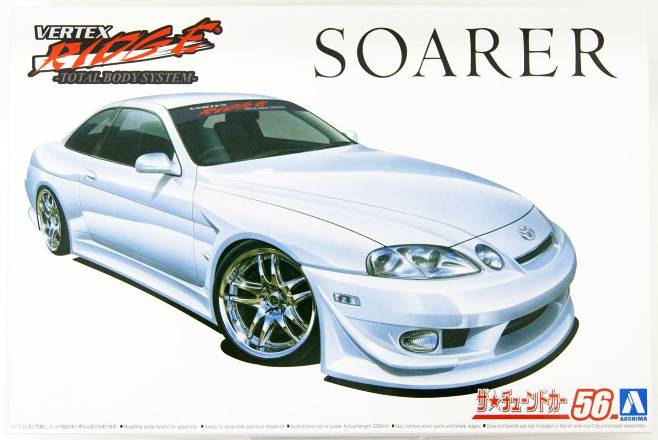 Aoshima The Tuned Car 1/24 VERTEX JZZ30 Soarer '96 (Toyota) Plastic Model