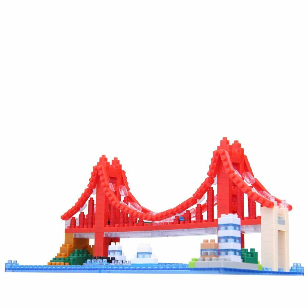 Nanoblock Golden Gate Brücke – 380 Teile – Level 3 – Mini-Klemmbausteine (4x4x5 Mm) – Ab 12 Jahren Nanoblock Golden Gate Brücke – 380 Teile – Level 3 – Mini-Klemmbausteine (4x4x5 Mm) – Ab 12 Jahren
