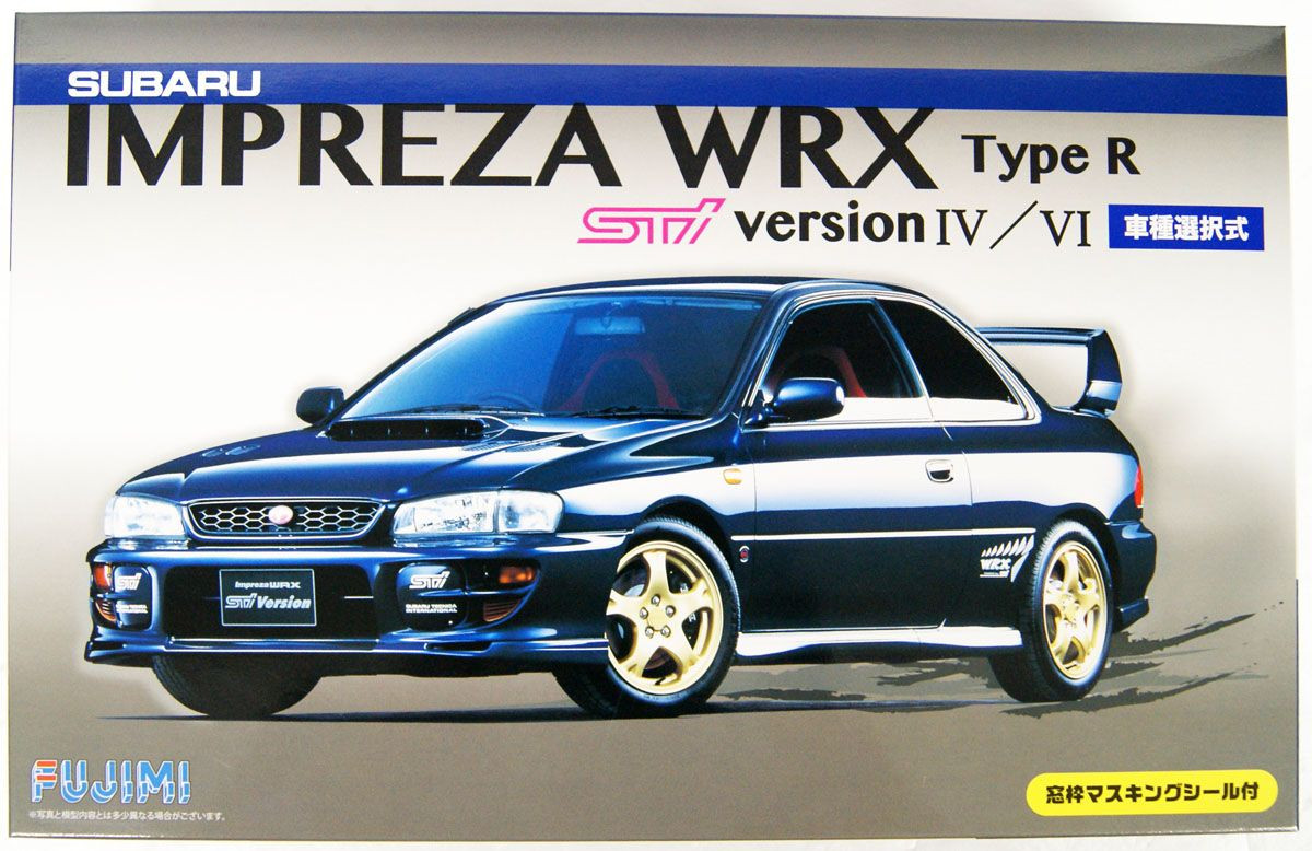 Inch Up 1/24 Subaru Impreza WRX Type R Sti version IV or VI