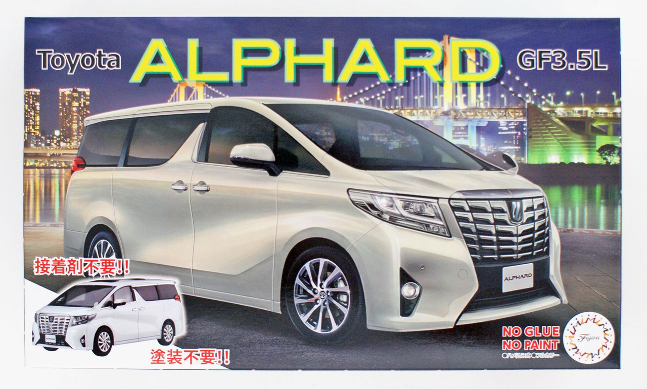 FUJIMI　アドバンディッシュ　ADVAN　DISH//　フジミ　激渋　激レア NEXT Car 1/24 Alphard GF3.5L Pre-Painted Plastic Model