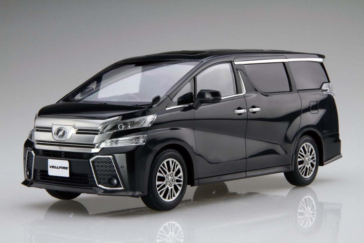 NEXT Car 1/24 Vellfire ZA G Edition (Black) Pre-Painted Plastic Model