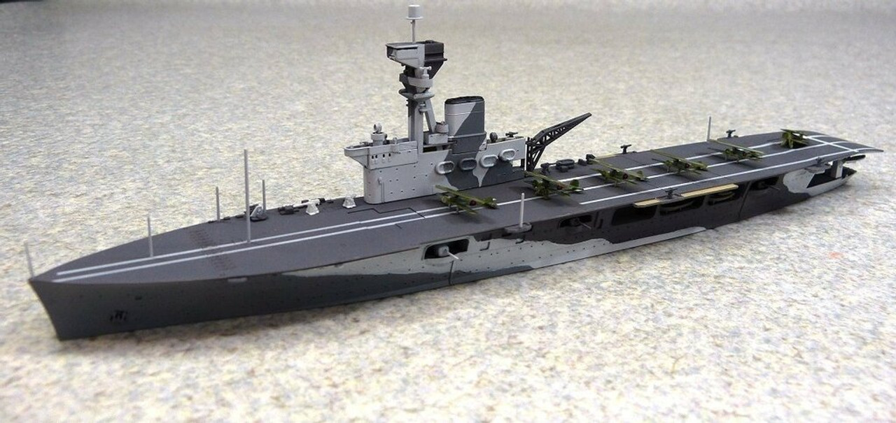 美品1940年代英国製◆軍艦 空母HMSハーミーズ95/エルメス95 金属製模型 SD Model Makers: HMS Hermes (95) Aircraft Carrier Model
