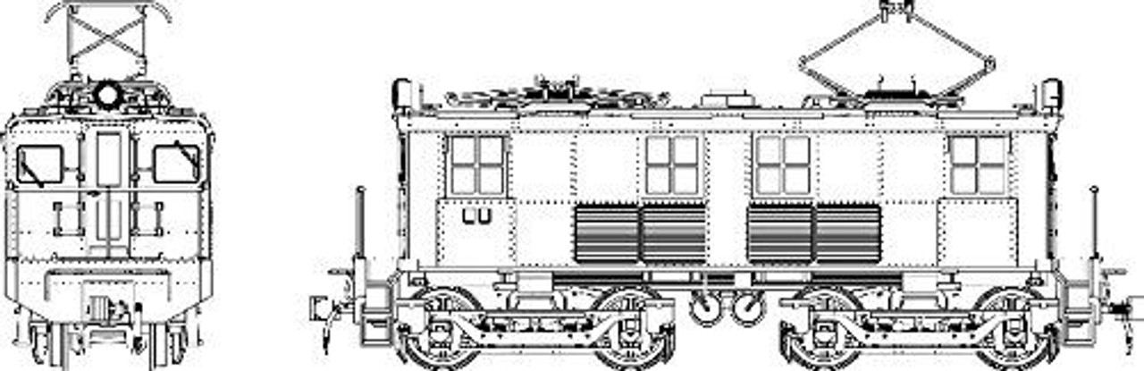 TW-HO-ED11 JNR Electric Locomotive ED11 (HO scale)