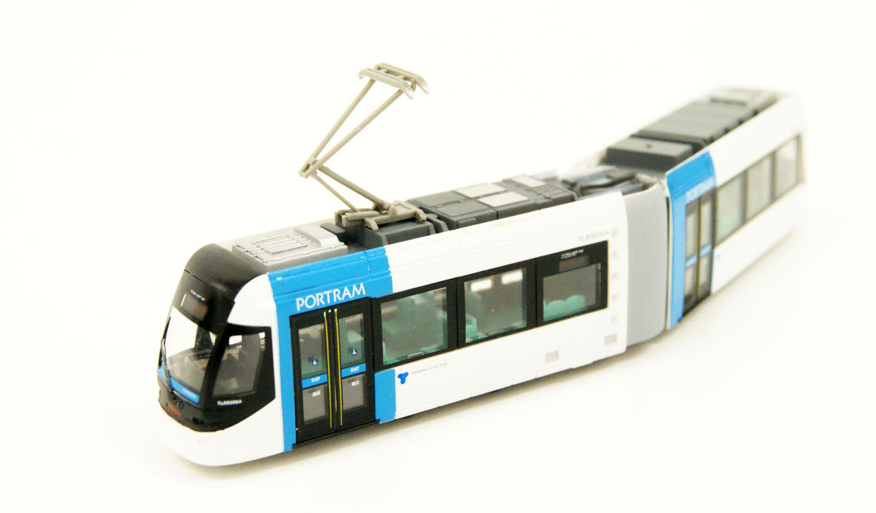 Kato 14801-5 Straßenbahn TLR600 Toyama Light Rail PORTRAM weiß/grün N Kato 14801-5 Straßenbahn TLR600 Toyama Light Rail PORTRAM weiß/grün N