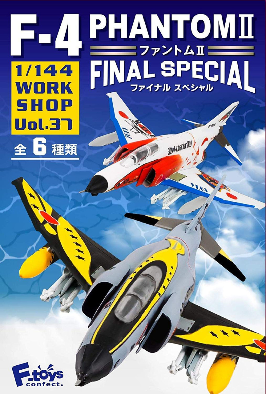 Work Shop Vol.37 F-4 Phantom II Final Special 1/144 Scale 10 pcs Box