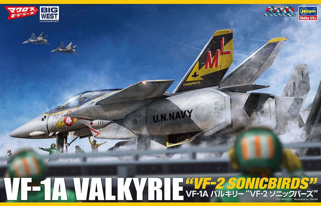 1/48 VF-1A Valkyrie VF-2 Sonicbirds Plastic Model