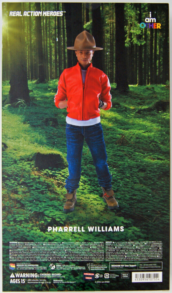 Medicom RAH-755 Pharrell Williams Figure | PlazaJapan