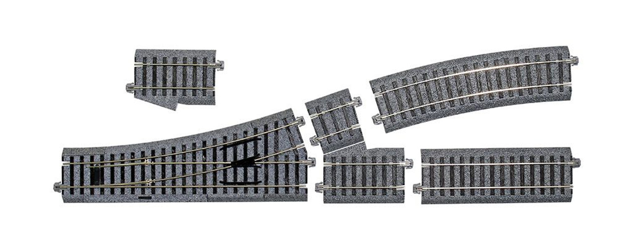 Curve R550 2-210 pack of 4 UniTrack Kato HO Scale / OO Gauge 