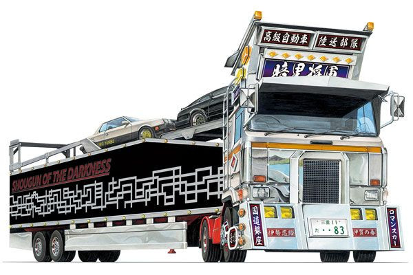 Decoration Truck 1/64 Mini Deco NEXT No.6 Ankoku Shougun (Car