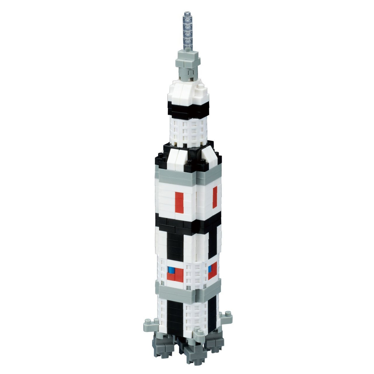 Kawada NBH-130 nanoblock Saturn V Rocket - Plaza Japan
