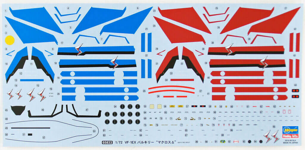 Hasegawa Macross 65833 VF-1EX VALKYRIE Macross Delta 1/72 Scale