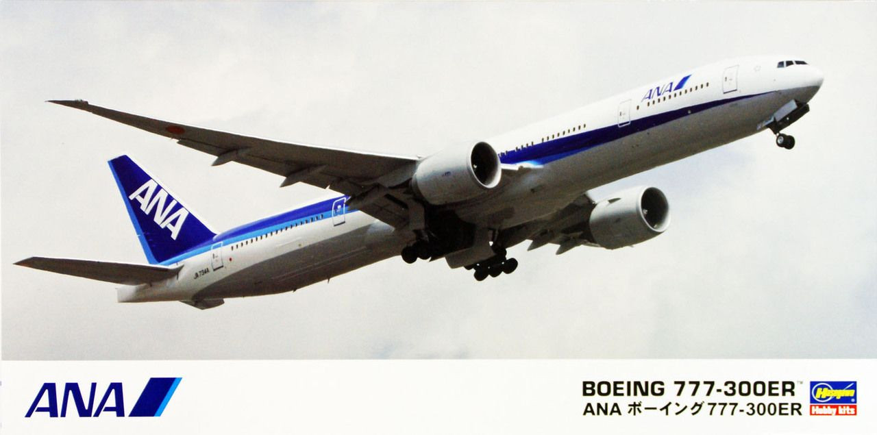 Hasegawa 1/200 ANA Boeing 777-300ER Plastic Model