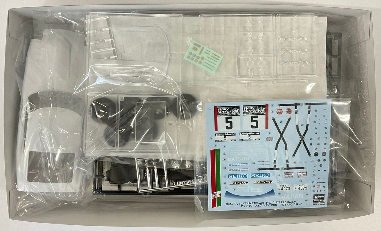 1/24 Datsun Fairlady 240Z 1973 RAC Rally Plastic Model