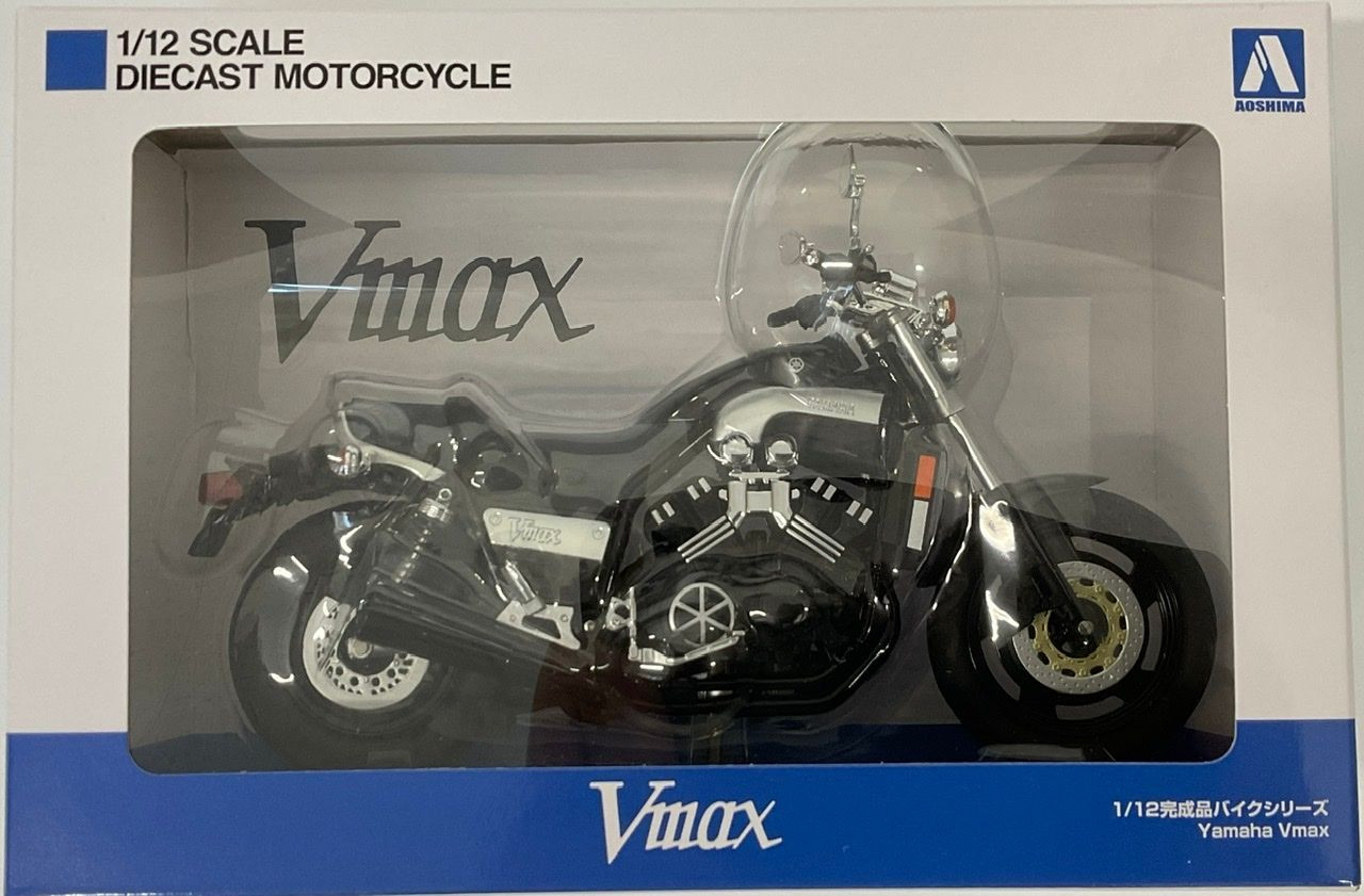 スカイネット 1/12 完成品バイク Yamaha Vmax ファイアーレッド 送料