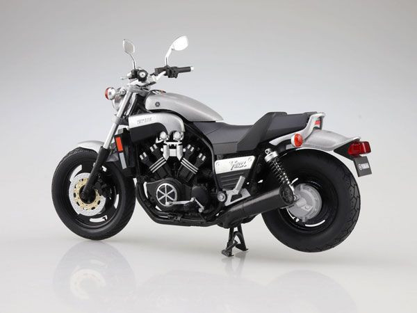 SKYNET 1/12 Motorbike YAMAHA Vmax New Silver Dust Finished Model