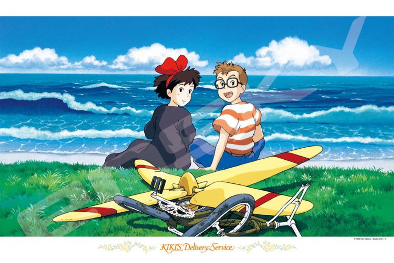 Ensky 1000-272 Jigsaw Puzzle Studio Ghibli Kiki's Delivery Service At The  Beach (1000 Pieces)