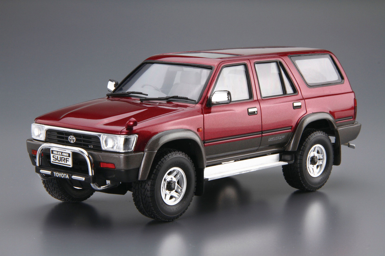 Aoshima The Model Car 1/24 Toyota VZN130G Hilux Surf SSR-X Wide Body '91  Plastic Model