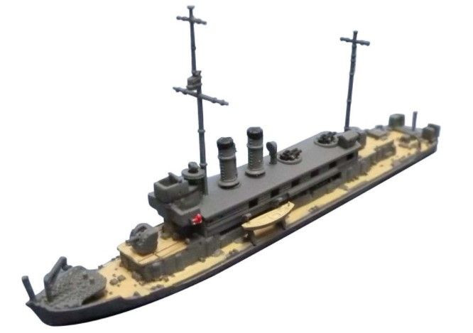 Waterline 1/700 IJN Japanese Gun Boat Katata/Hozu Plastic Model