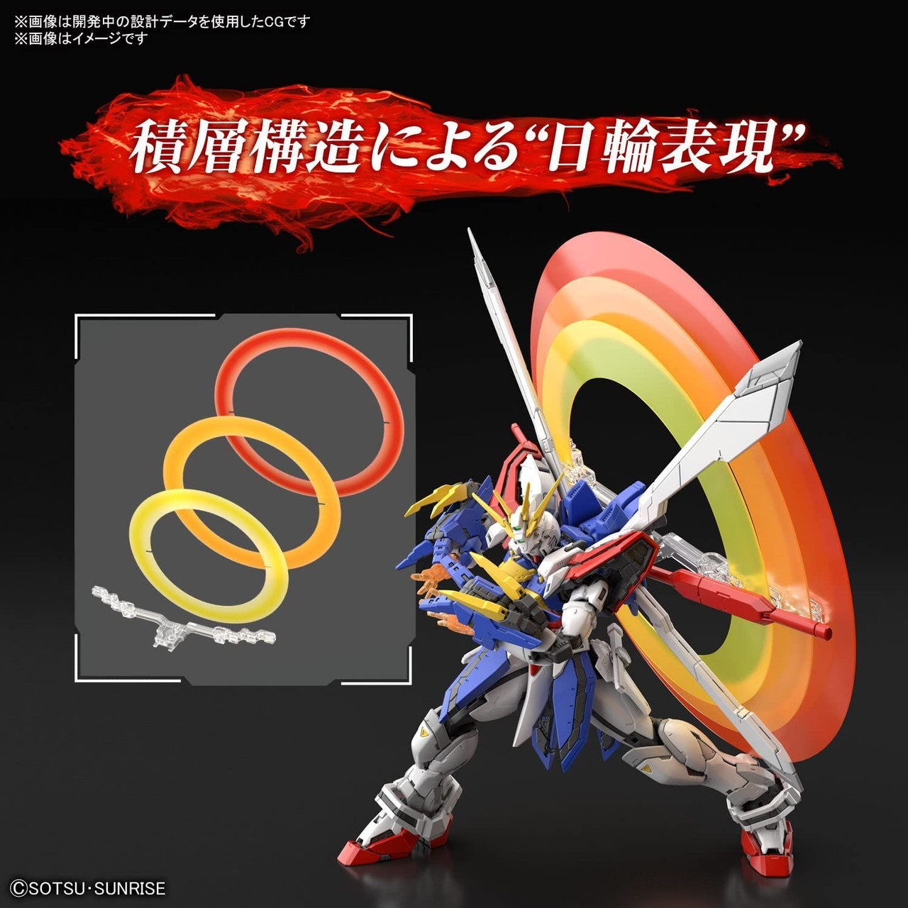 RG 1/144 God Gundam Plastic Model