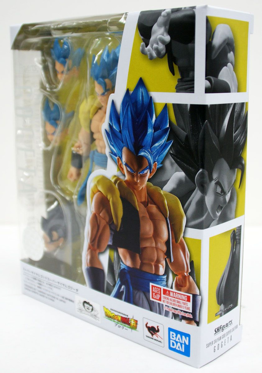  Anime DB Super Super Saiyan Blue Gogeta SHF Action PVC  Collection Model Toy Anime Figure Toy Birthday Gifts 6.3 Inch : Everything  Else