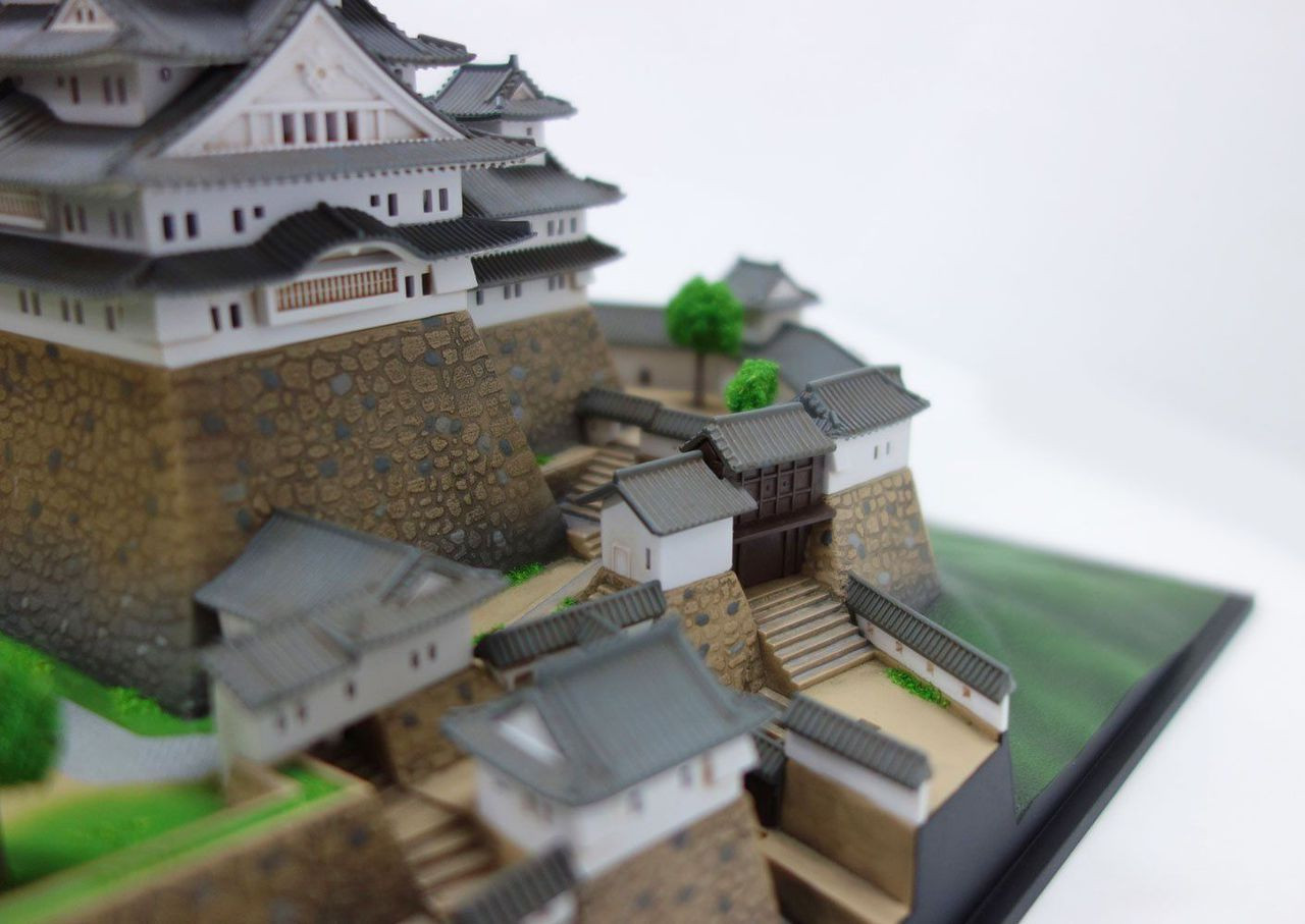Japanese Himeji Castle Premium 1/500 Scale Plastic Model
