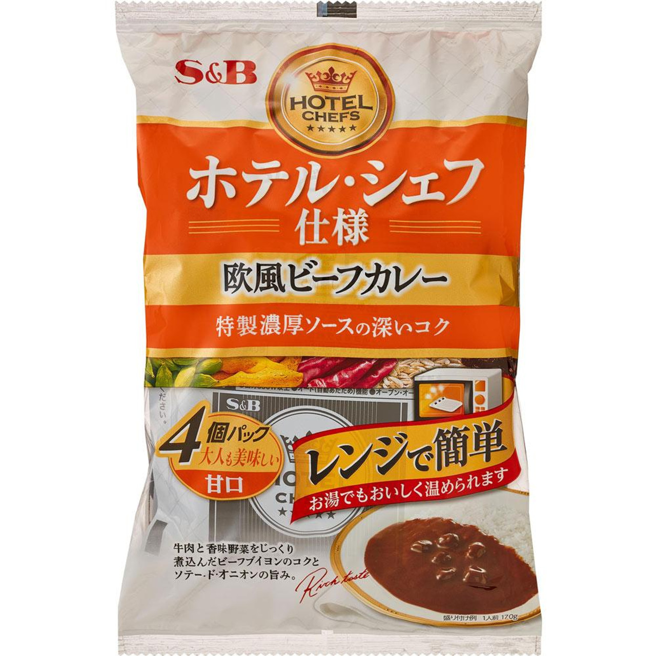Chef　Beef　European　S　B　Hotel　680G　Curry　Pack　Of　Sweet