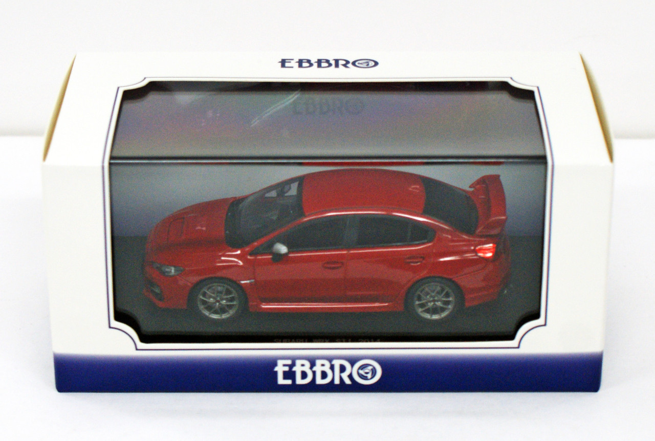 EBBRO 1/43 SUBARU WRX STI 2014 Red