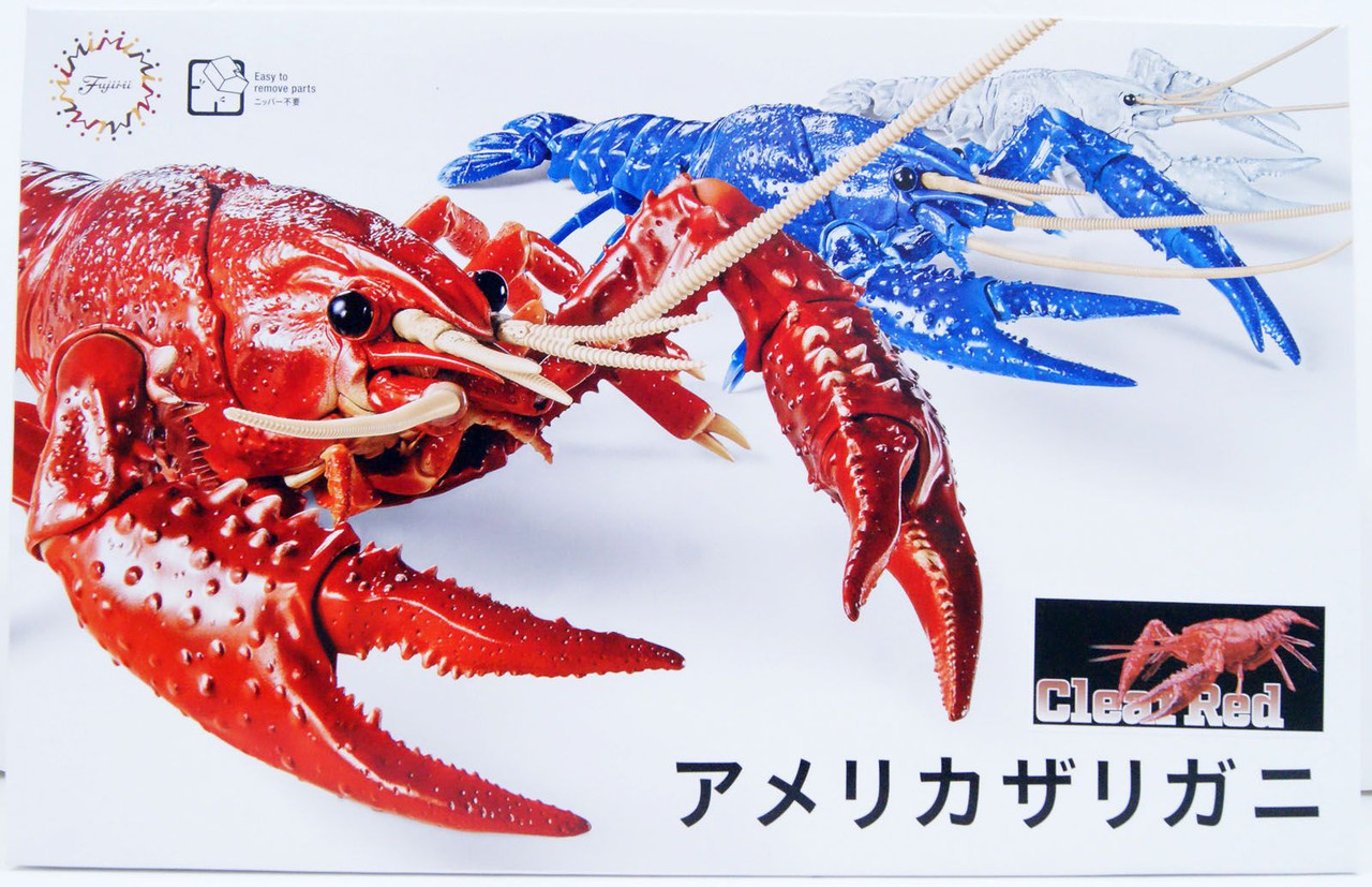 Research Series Procambarus Clarkii / Louisiana Crawfish Special Version  (Clear Red) Plastic Model