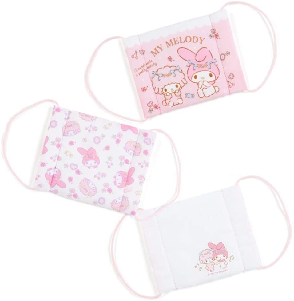 Gauze My Melody Mask for Kids (3 sheets)
